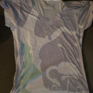 Small alice in wonderland womans shirt